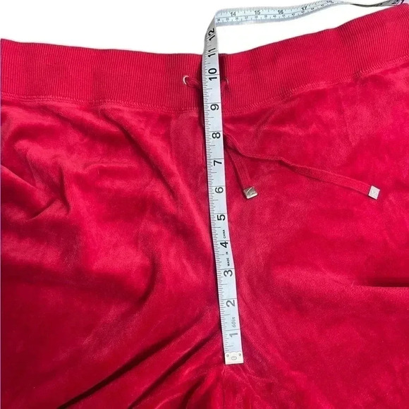 Two by Vince Camuto Red Velour Lounge Straight Leg Y2K Pants Women’s size XL - Picture 5 of 10